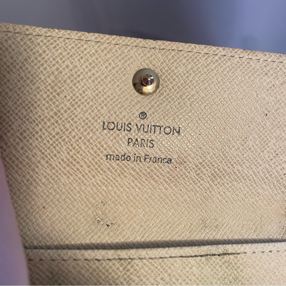 LOUIS VUITTON Damier Azur Multicles Key Holder Key Ring LV Cream Gray Checkered - Picture 9 of 14